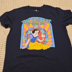 Womens Navy 'The Kindest of Them All' Snow White Graphic Tee